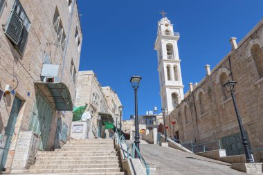 Eski Şehir Bethlehem, Palestine çocuklar sokak.