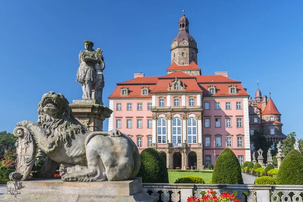 Castillo Ksiaz Castillo Más Grande Región Silesia Polonia — Foto de Stock