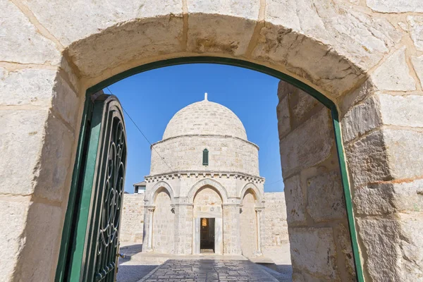 Chapelle Ascension Jésus Christ Sur Mont Des Oliviers Jérusalem Israël — Photo