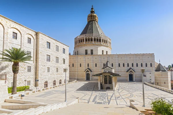 Dış duyuru Kilisesi veya duyuru bazilikanın Kuzey İsrail Galilee Nazareth şehir.