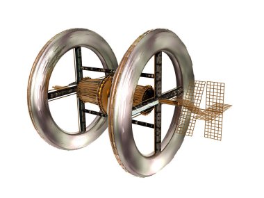 Gelecekçi uzay istasyonu uzayda geziniyor