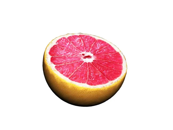 Сочный Апельсин Разделен Пополам — стоковое фото