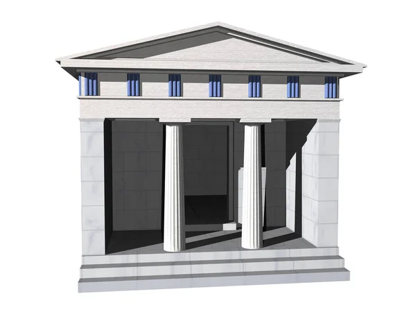 Antiikin Rooman Tai Kreikan Portico — kuvapankkivalokuva