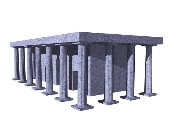 Antigo Pórtico Romano Grego — Fotografia de Stock
