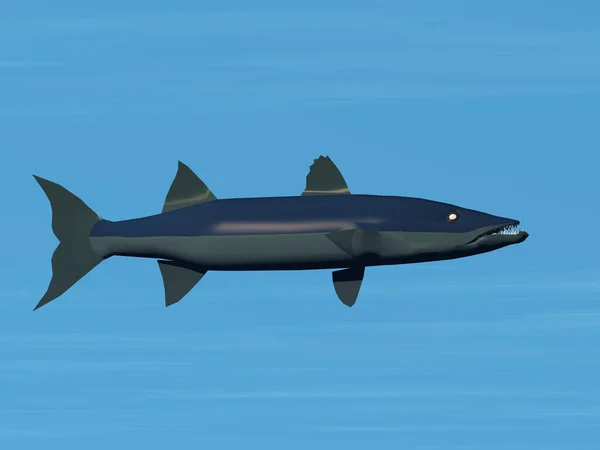 Gevaarlijke Haaien Zwemmen Zee — Stockfoto