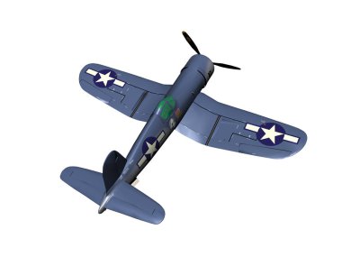 Pervaneli eski tek kişilik avcı uçağı.