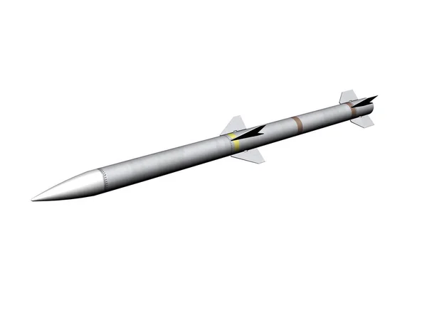 Missile Siluro Con Unità Coda Carico Bomba — Foto Stock