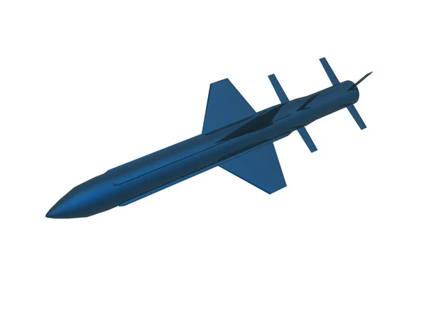 Míssil Torpedo Com Unidade Cauda Carga Bomba — Fotografia de Stock