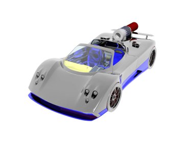 Şık, zarif spor araba üstü açık spor araba.