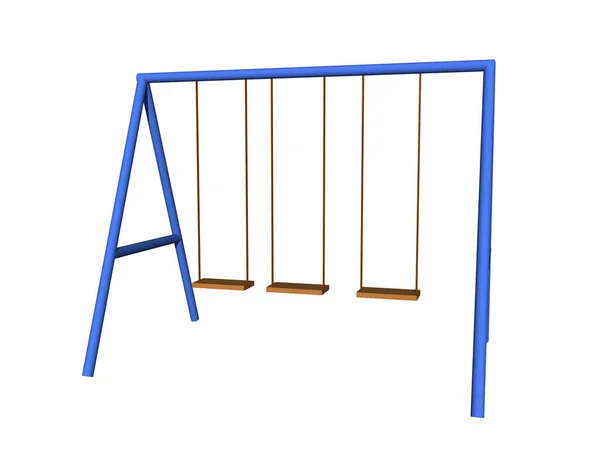Playground Swing Slide — Stock Photo, Image