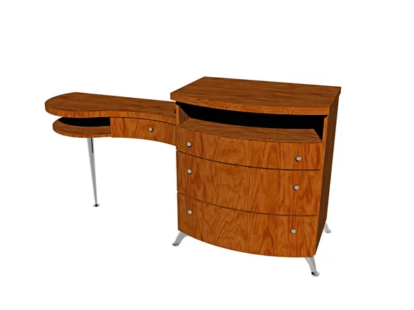 Wooden Desk Office — Stock Photo, Image