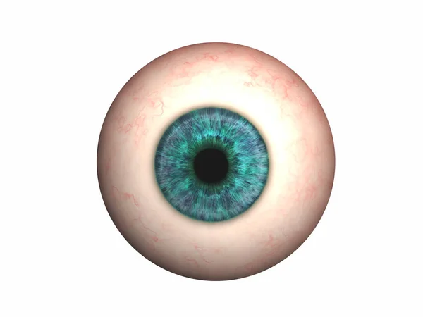 Eyeball Com Lente Íris — Fotografia de Stock