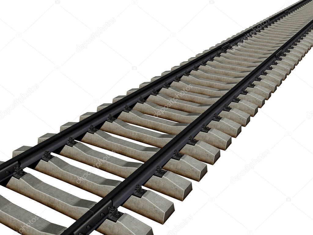 Tracks with sills for rail traffic