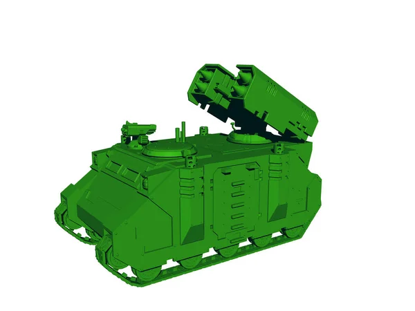 Tanques Acero Más Pesados Con Lanzacohetes —  Fotos de Stock