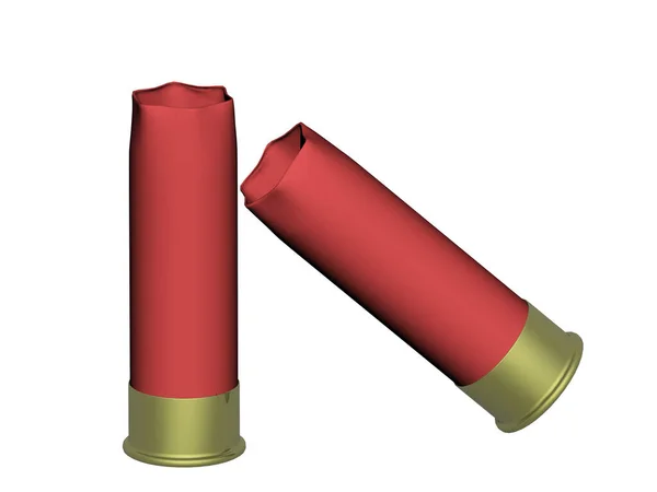 Red Shot Ammunition Hunting — Stock Photo, Image