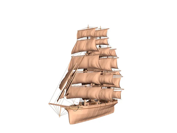 Large Sailing Ship Three Master — Stock Photo, Image