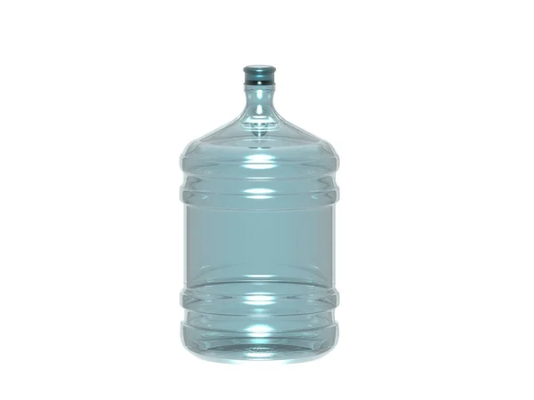 Blaue Plastikflasche Für Wasser — Stockfoto