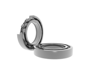 Gümüş metalik bilye ve çelik toplar