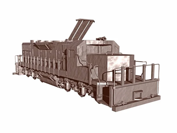 Locomotive Électrique Acier Lourd — Photo