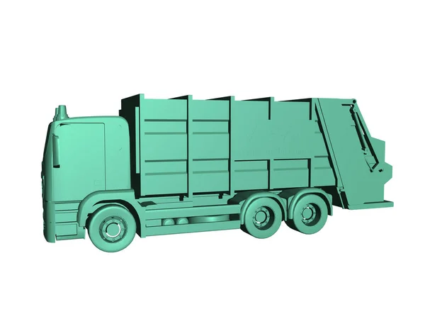 large heavy trucks for garbage disposal