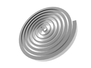 Saatler için metalik çelik yay