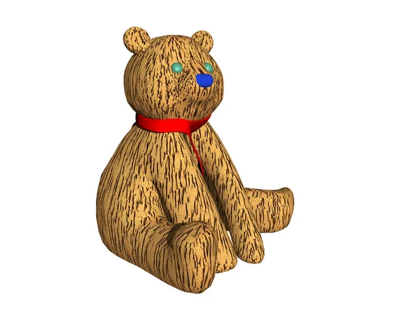 Stoff Teddybär Zum Kuscheln — Stockfoto