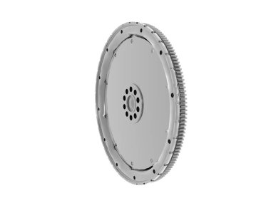 Parlak gümüş metalik dişliler