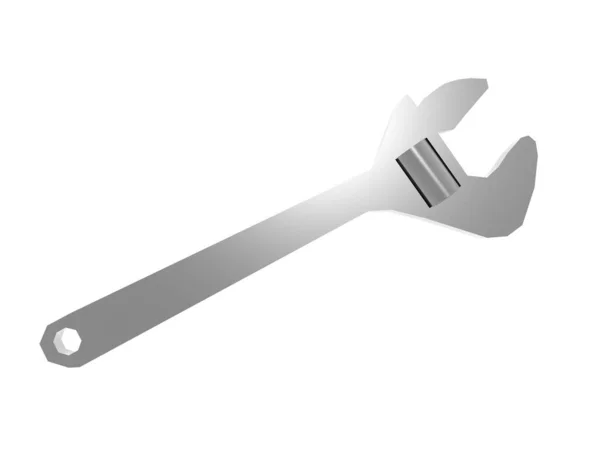 Steel Wrench Tool — Stock Photo, Image