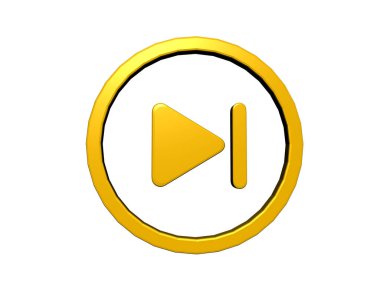 Tüketici elektroniği aygıtlarında başlangıç için yuvarlak semboller