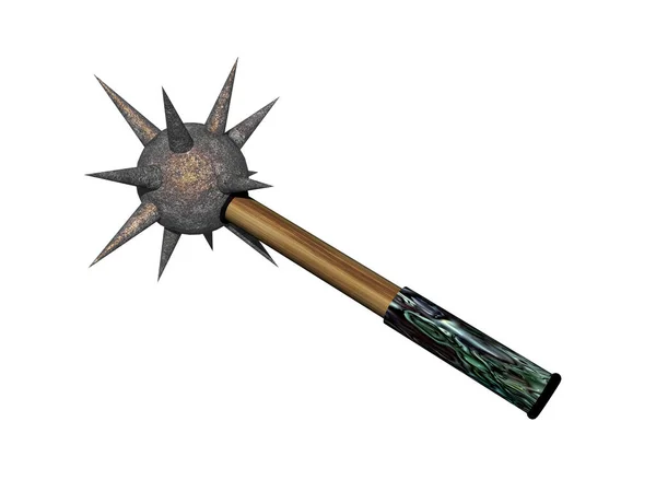 Antique Morning Star Weapon — Stock Photo, Image