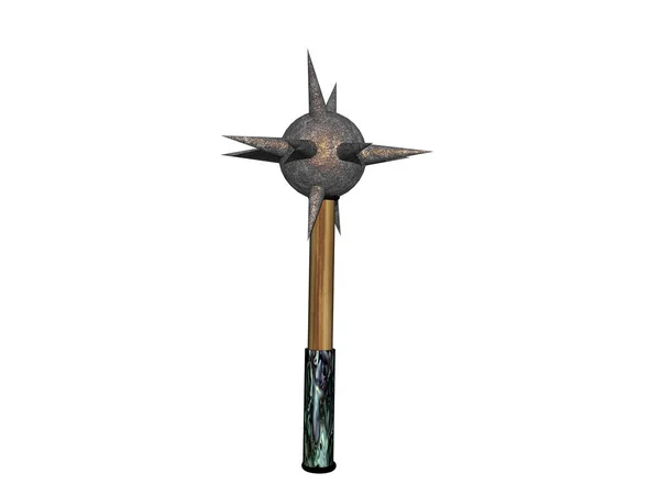 Antique Morning Star Weapon — Stock Photo, Image