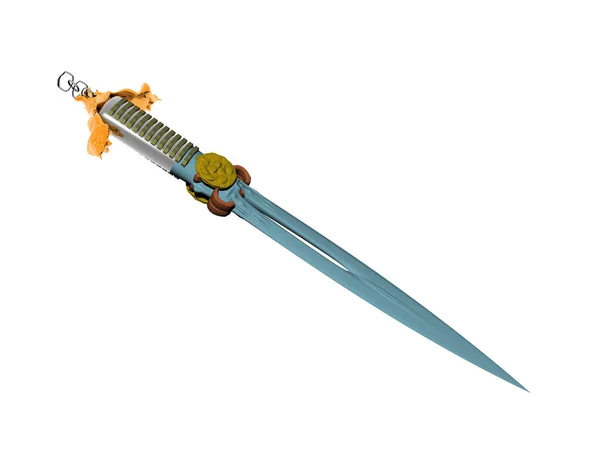 Ayinler Için Antik Süslemeli Kılıç — Stok fotoğraf