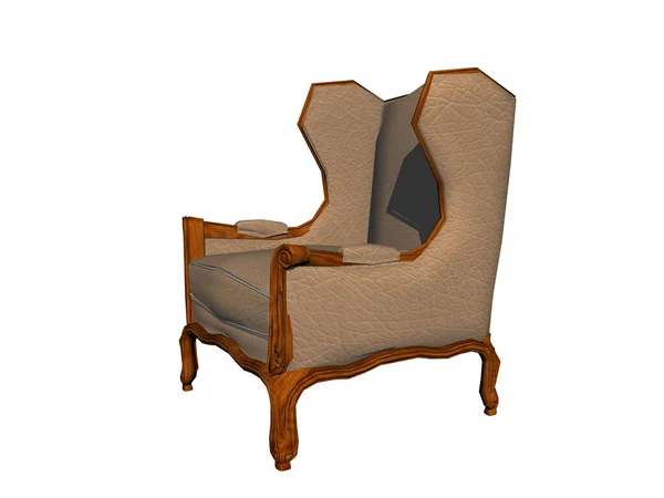 Удобное Мягкое Кресло Гостиной — стоковое фото