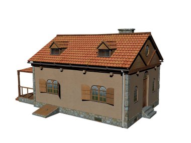Değişiklik ile eski çiftlik evi