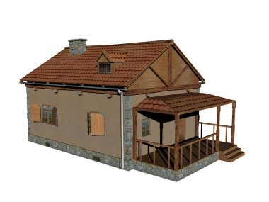 Değişiklik ile eski çiftlik evi