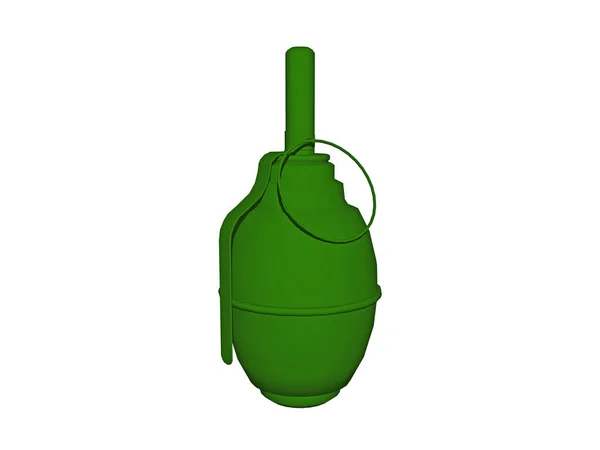 Hand Grenade Split Pin Lever — Stock Photo, Image