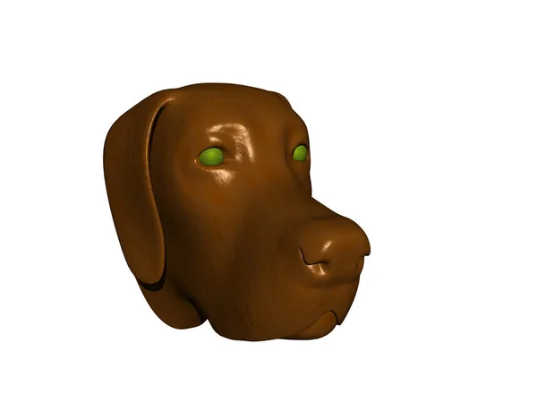 Capul Unui Câine Vânătoare Urechi Floppy — Fotografie, imagine de stoc
