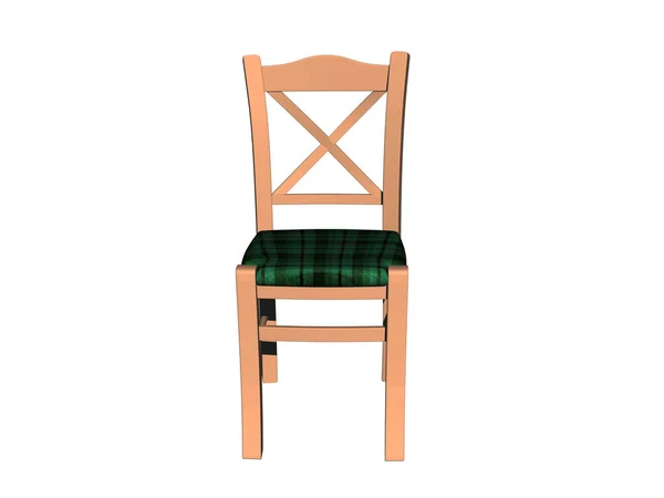 Drewniane Krzesło Jadalni — Zdjęcie stockowe