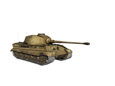 Taretli ağır çelik tank.