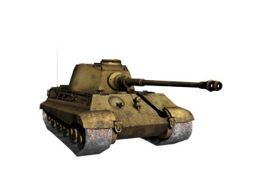 Taretli ağır çelik tank.