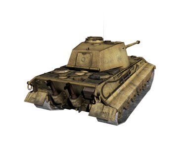 Taretli ağır çelik tank.