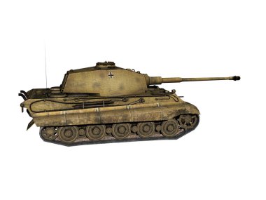 Taretli ağır çelik tank.