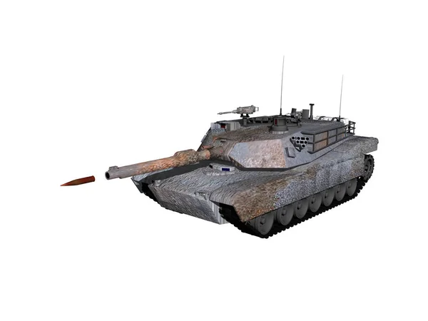 砲塔付きの重戦車 — ストック写真