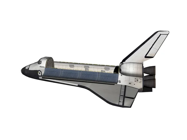 Космічний Шаттл Заходить Космос — стокове фото