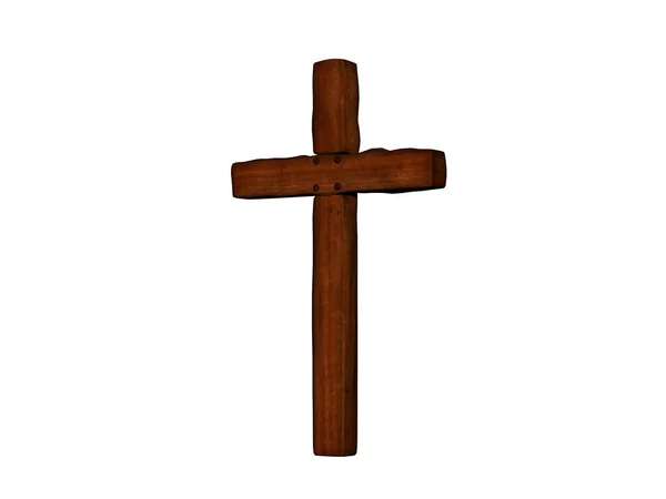 Деревянный Крест Кол Качестве Оружия Против Вампиров — стоковое фото