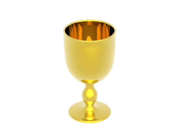Goldener Becher Zum Trinken — Stockfoto