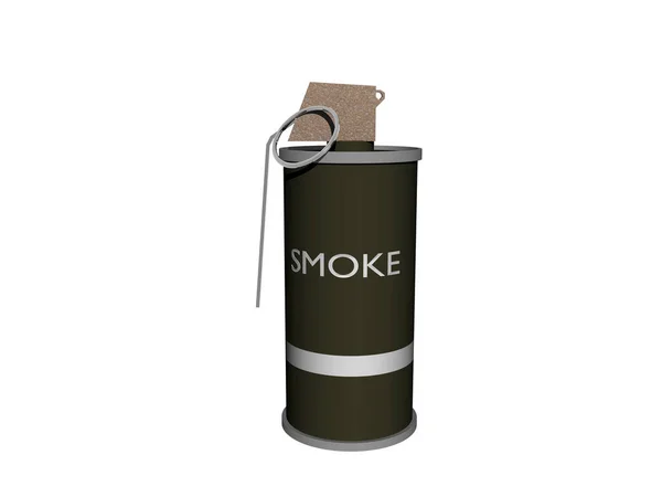 Rookgasgranaat Gebruik — Stockfoto