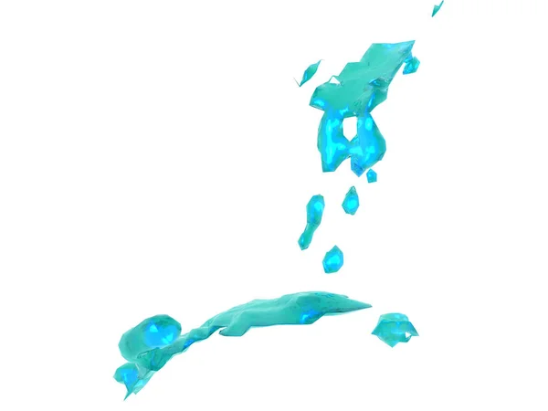 Liquid Splashes Drops Stains — Stock Photo, Image