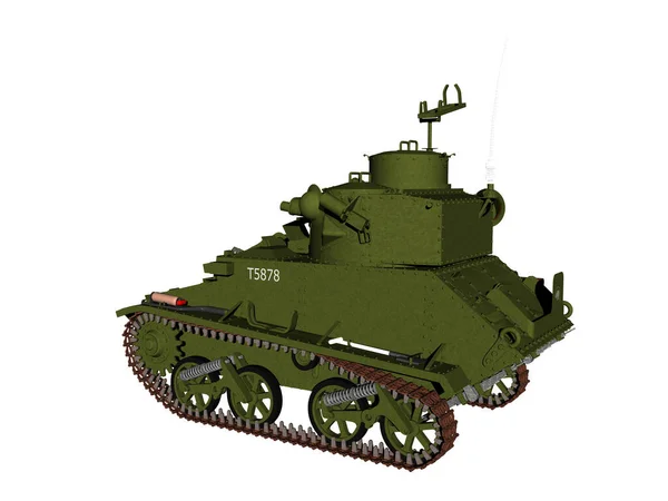 Taretli Ağır Çelik Tank — Stok fotoğraf