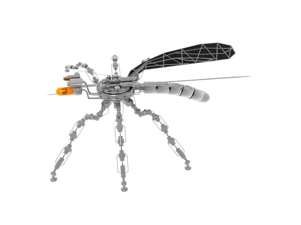 Casusluk Için Metalik Robot Böcek — Stok fotoğraf